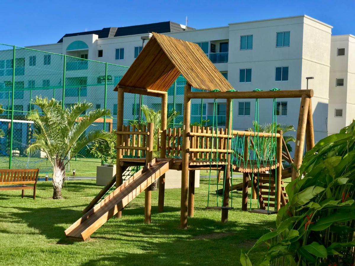 Flat Excelente Em Porto De Galinhas Palm Village Acqua Frente Para As Piscinas Exterior foto